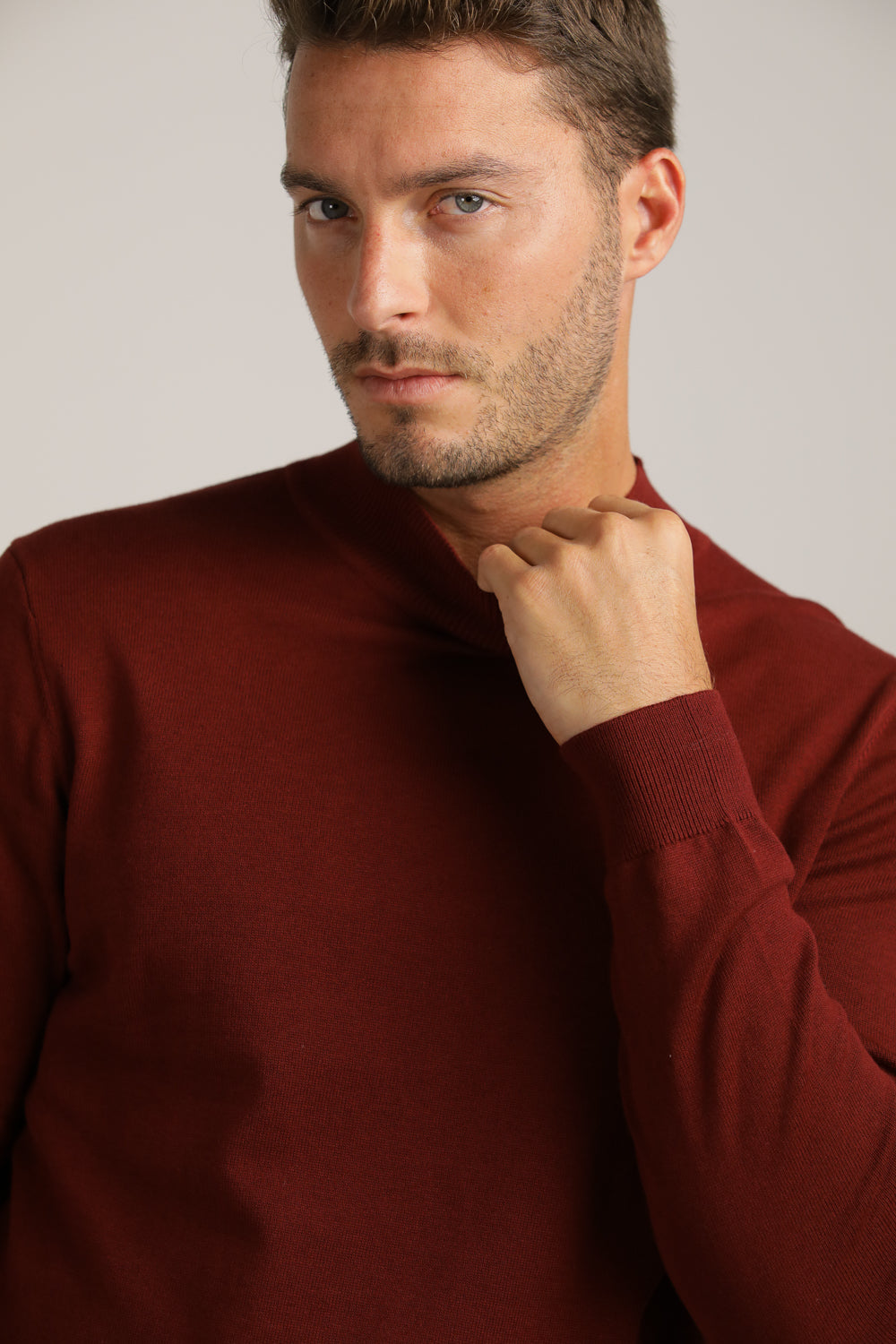 Turtleneck Knit Top