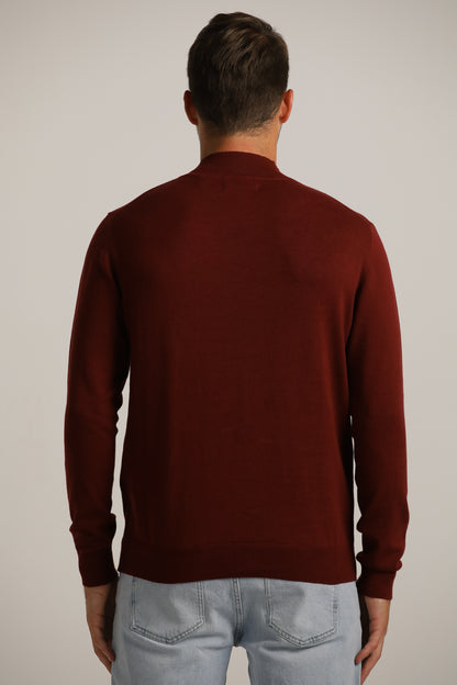 Turtleneck Knit Top
