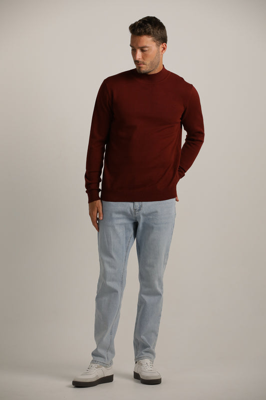 Turtleneck Knit Top