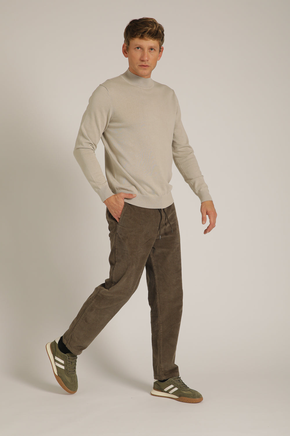 Turtleneck Knit Top