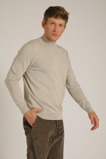 Turtleneck Knit Top