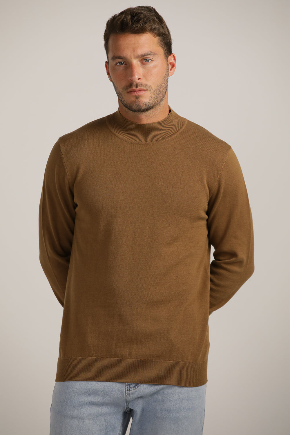Turtleneck Knit Top