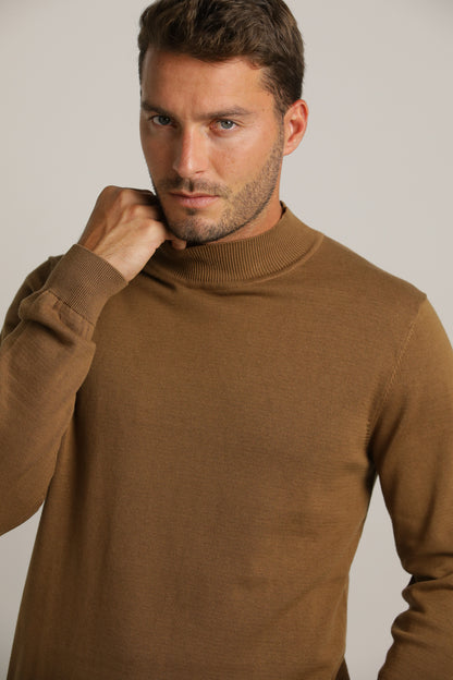 Turtleneck Knit Top