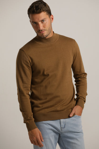 Turtleneck Knit Top