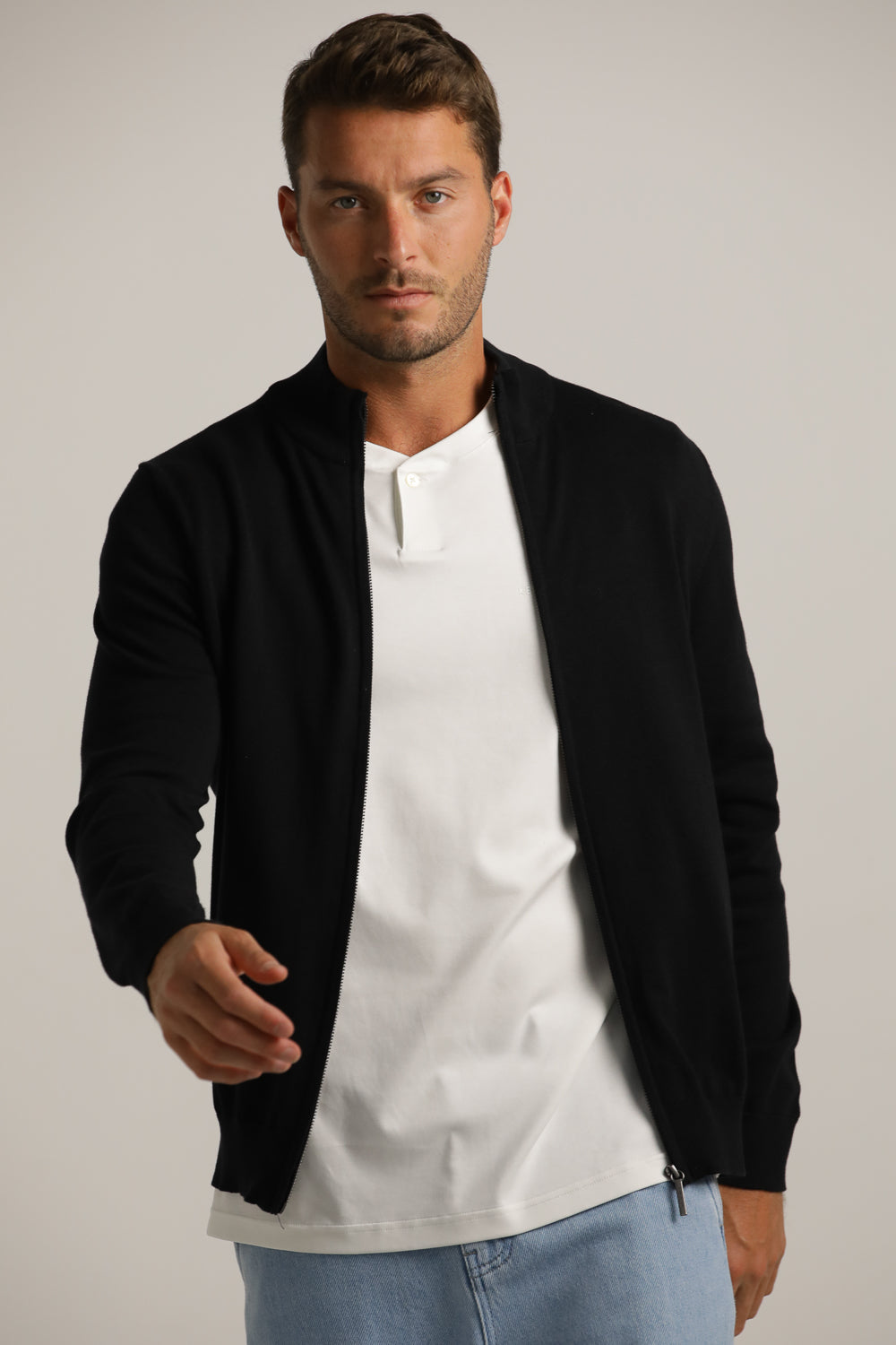 Full-Zip Fit Cardigan