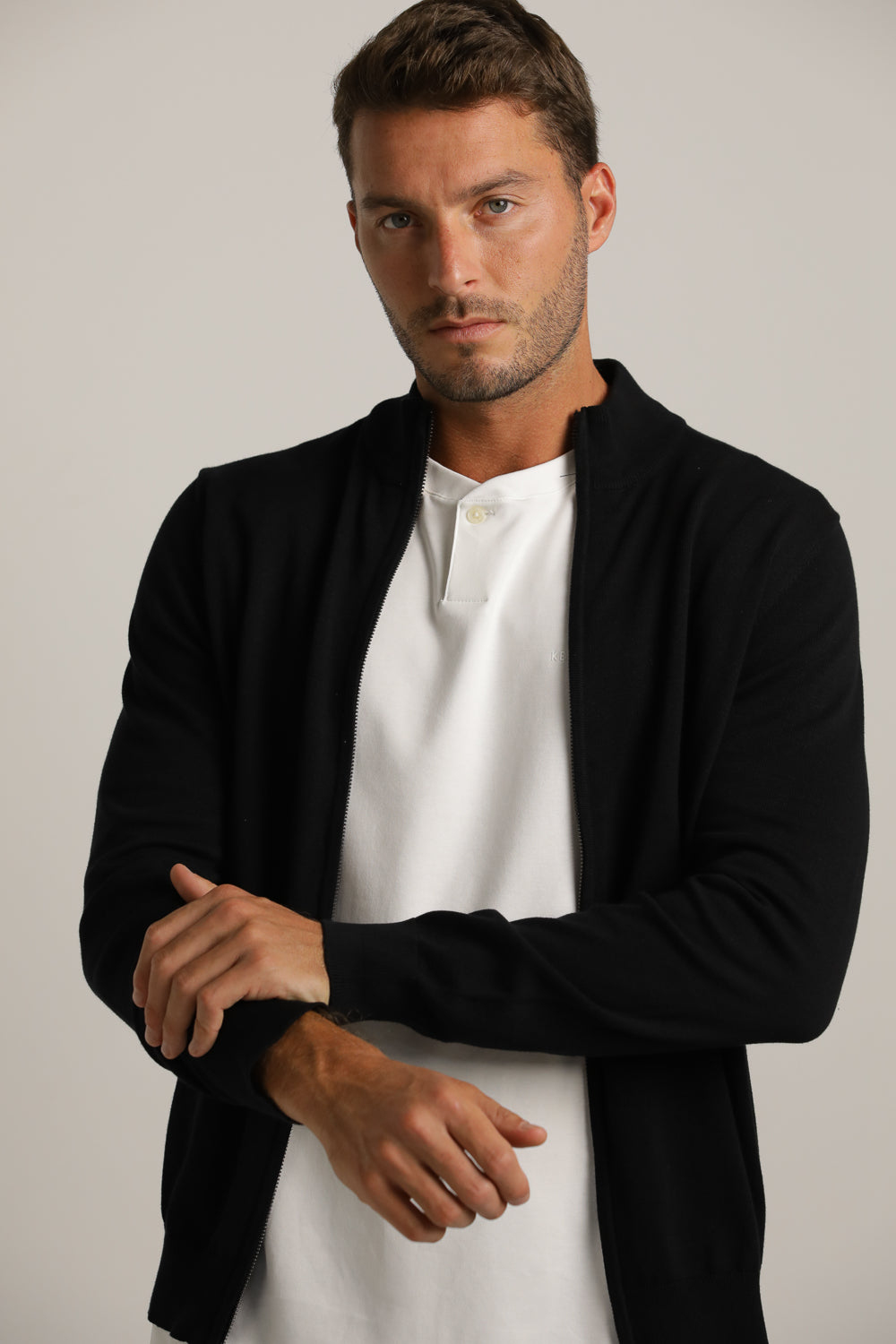 Full-Zip Fit Cardigan