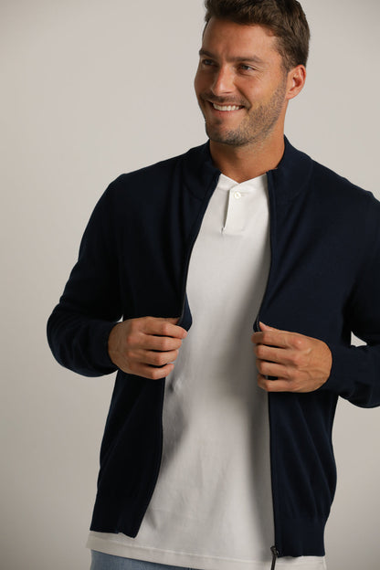 Full-Zip Fit Cardigan