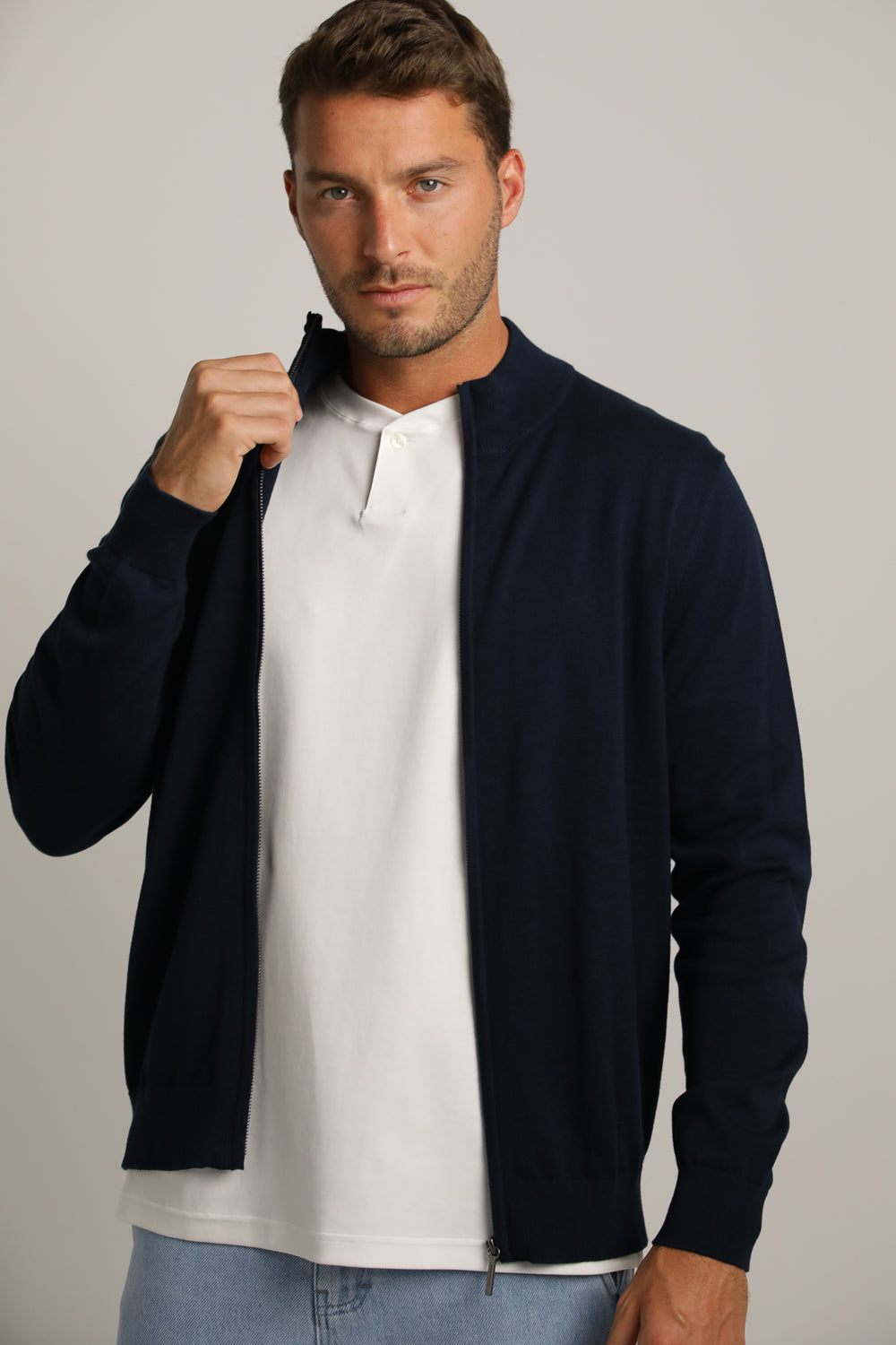 Full-Zip Fit Cardigan