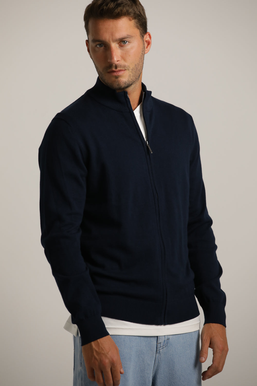 Full-Zip Fit Cardigan