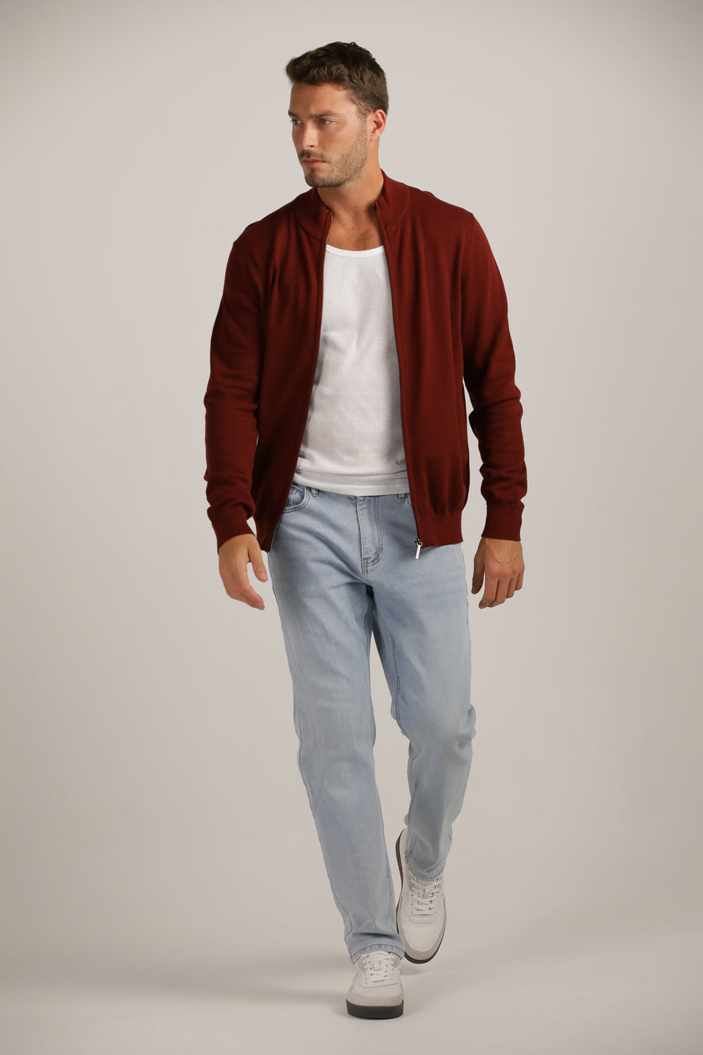 Full-Zip Fit Cardigan