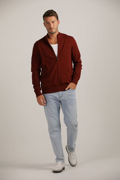 Full-Zip Fit Cardigan
