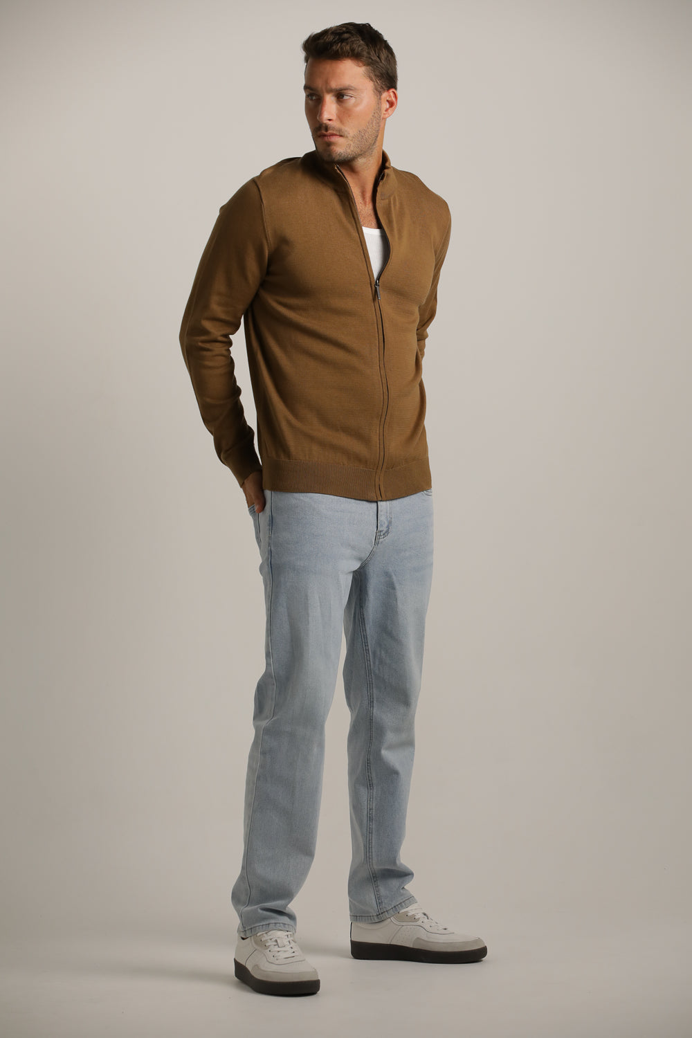 Full-Zip Fit Cardigan