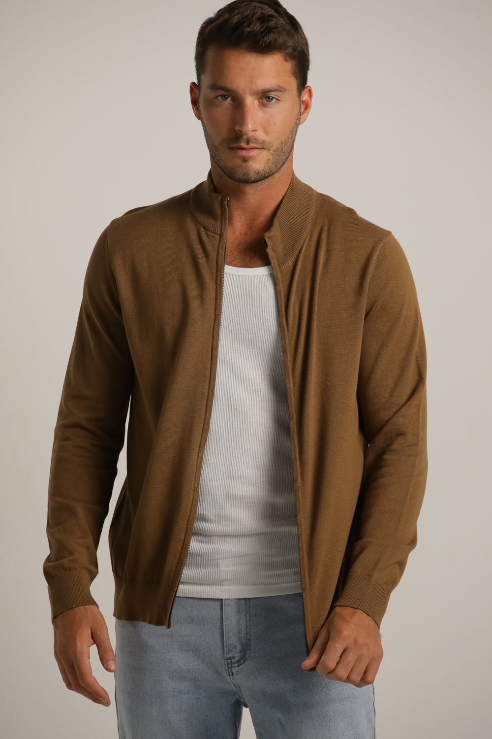 Full-Zip Fit Cardigan