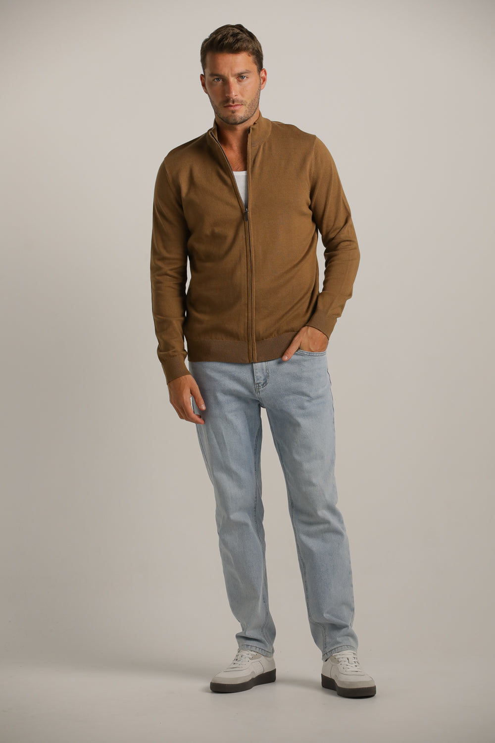 Full-Zip Fit Cardigan