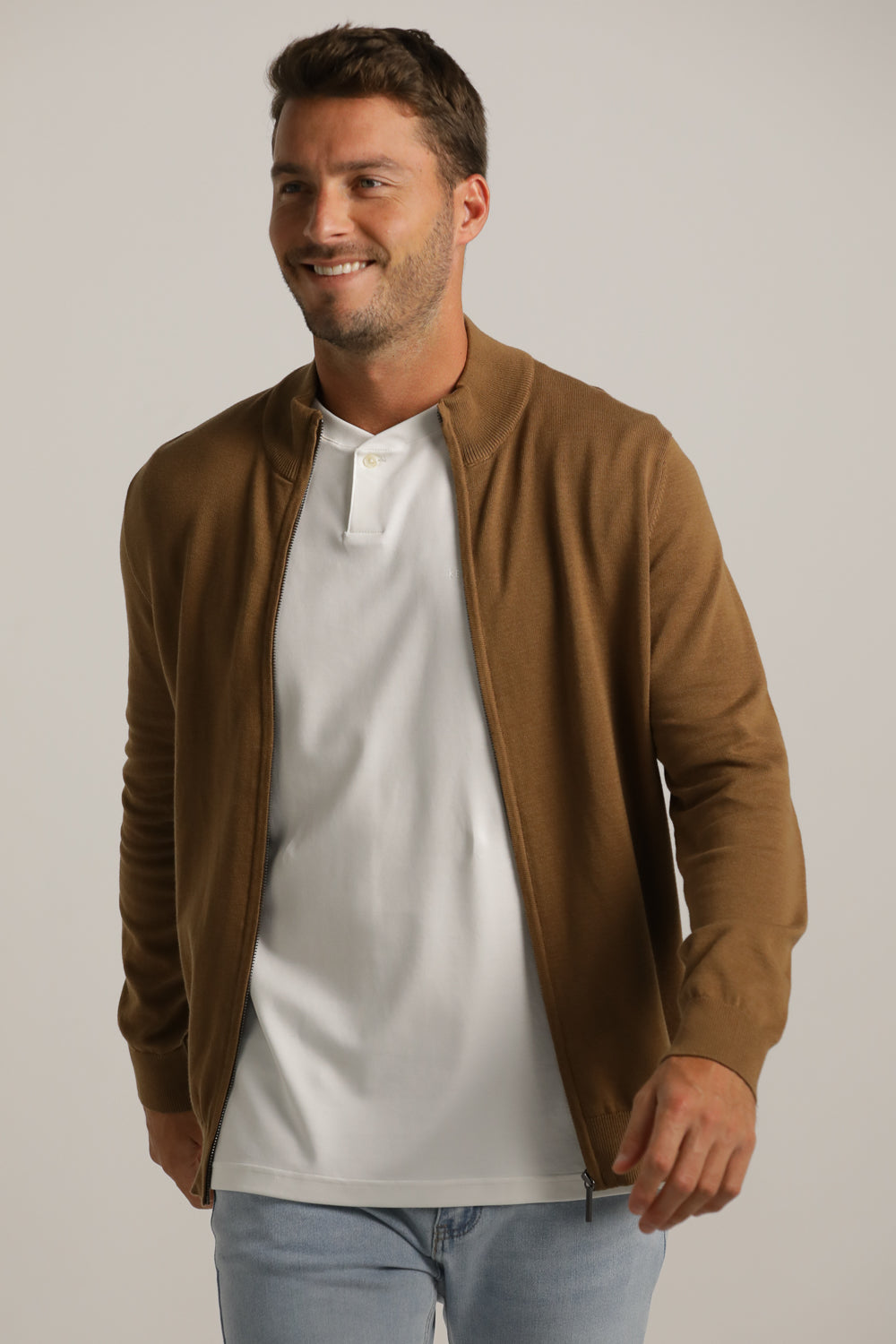 Full-Zip Fit Cardigan