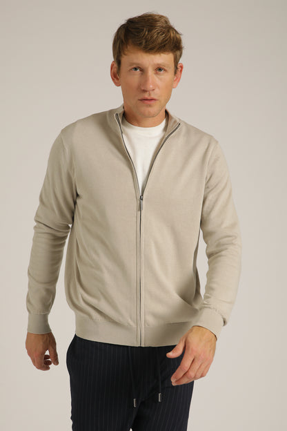 Full-Zip Fit Cardigan