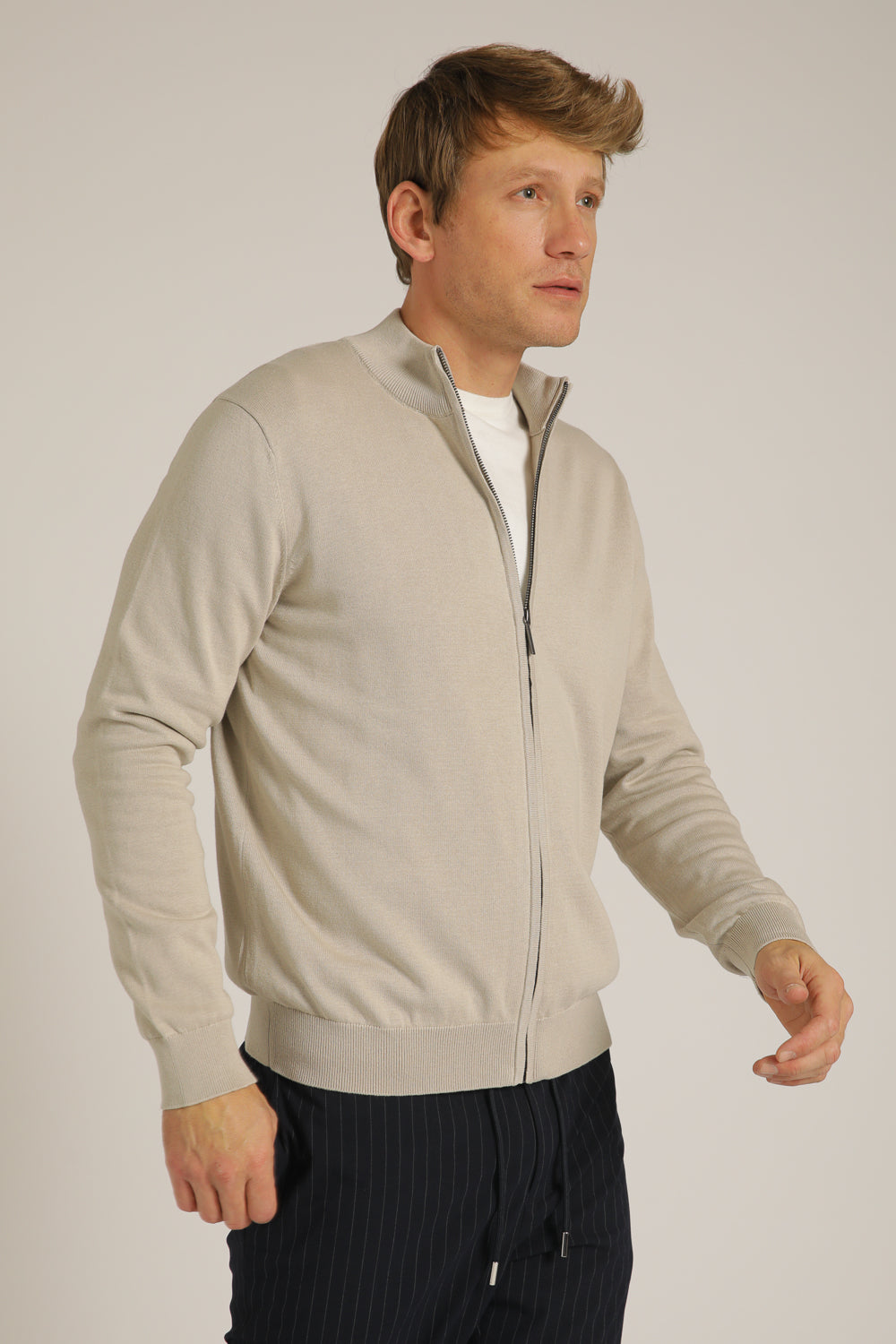 Full-Zip Fit Cardigan