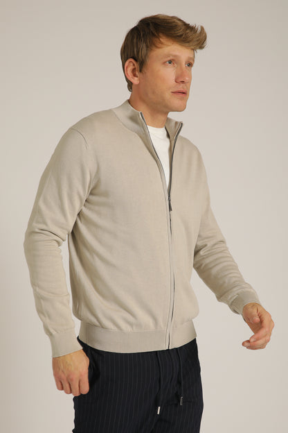 Full-Zip Fit Cardigan