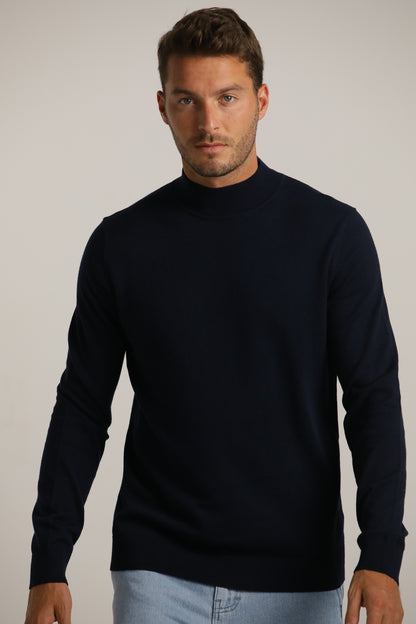 Turtleneck Fit Lightweight Knit