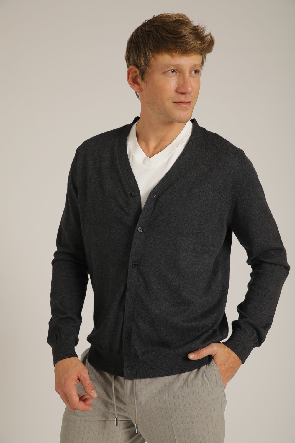 Buttoned Cardigan