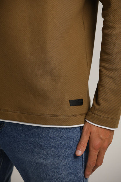 Long-Sleeve T-Shirt Layered Style Cotton