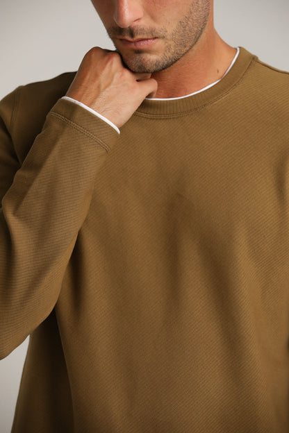  Long-Sleeve T-Shirt Layered Style Cotton