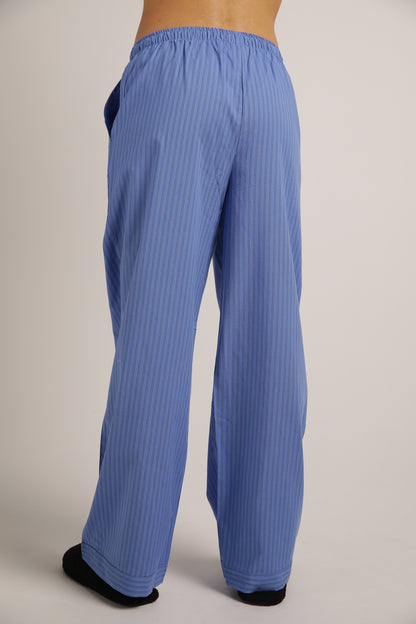 Poplin Boyfriend Long Set