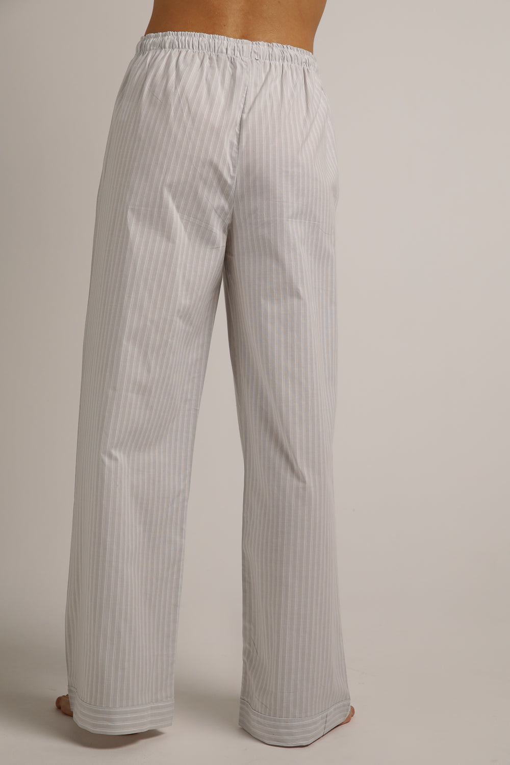 Poplin Boyfriend Long Set