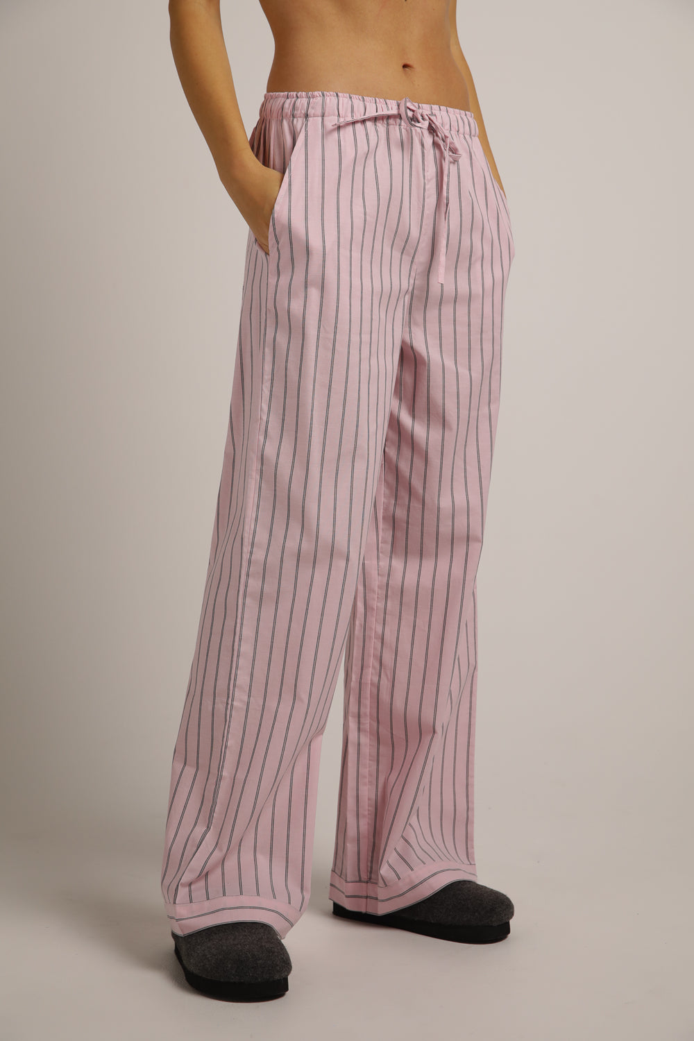Poplin Boyfriend Long Set