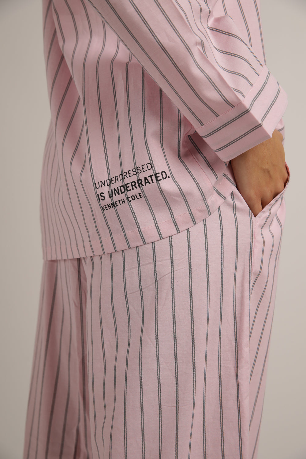 Poplin Boyfriend Long Set