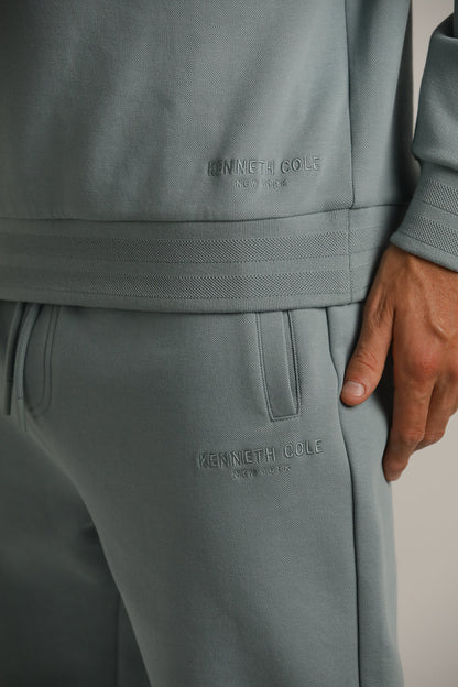 Oversized Fit Polo Sweatshirt