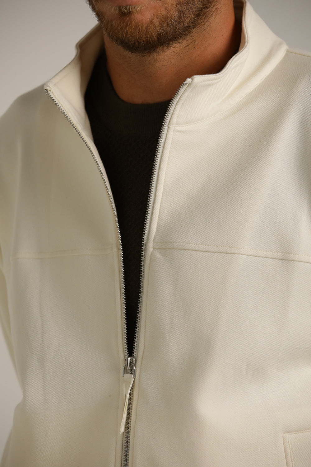 Bomber Fit Waffle Jacket