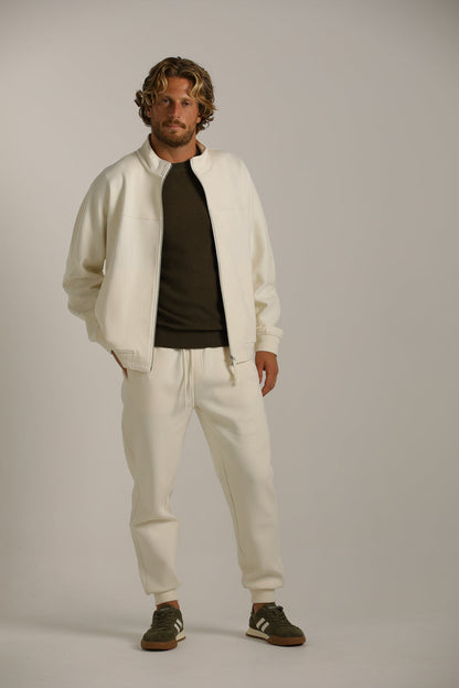 Bomber Fit Waffle Jacket