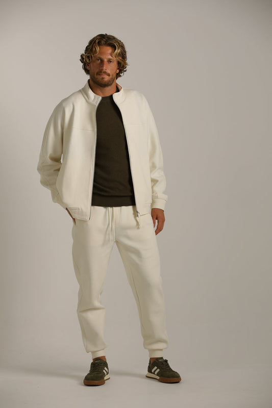 Bomber Fit Waffle Jacket