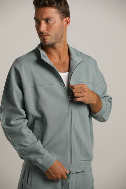 Bomber Fit Waffle Jacket