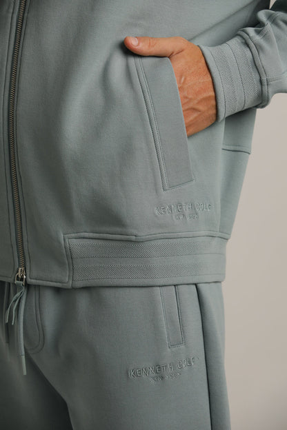 Bomber Fit Waffle Jacket