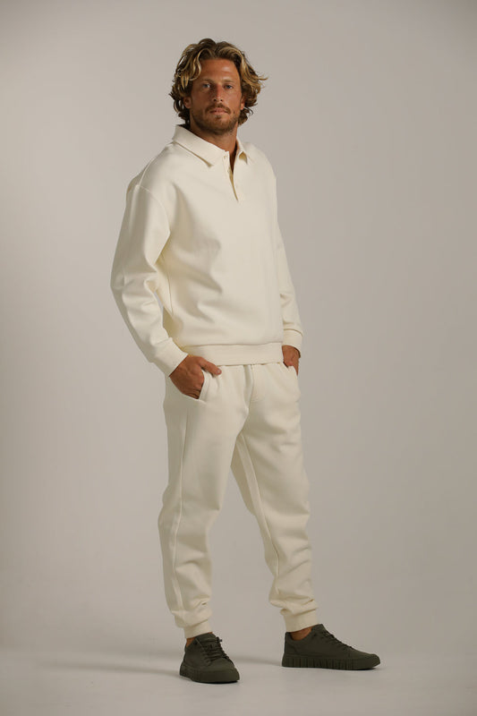 Jogger Fit Pants In Waffle