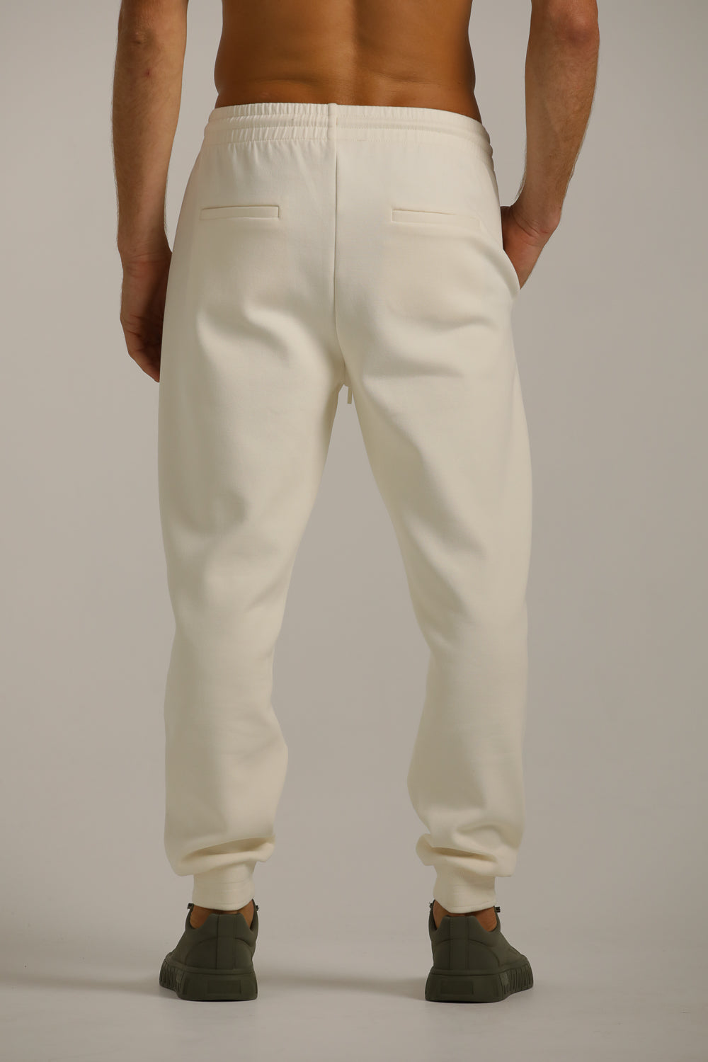 Jogger Fit Pants In Waffle