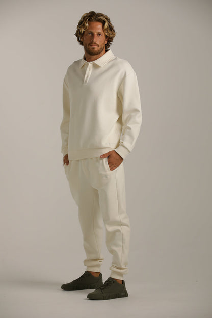 Jogger Fit Pants In Waffle