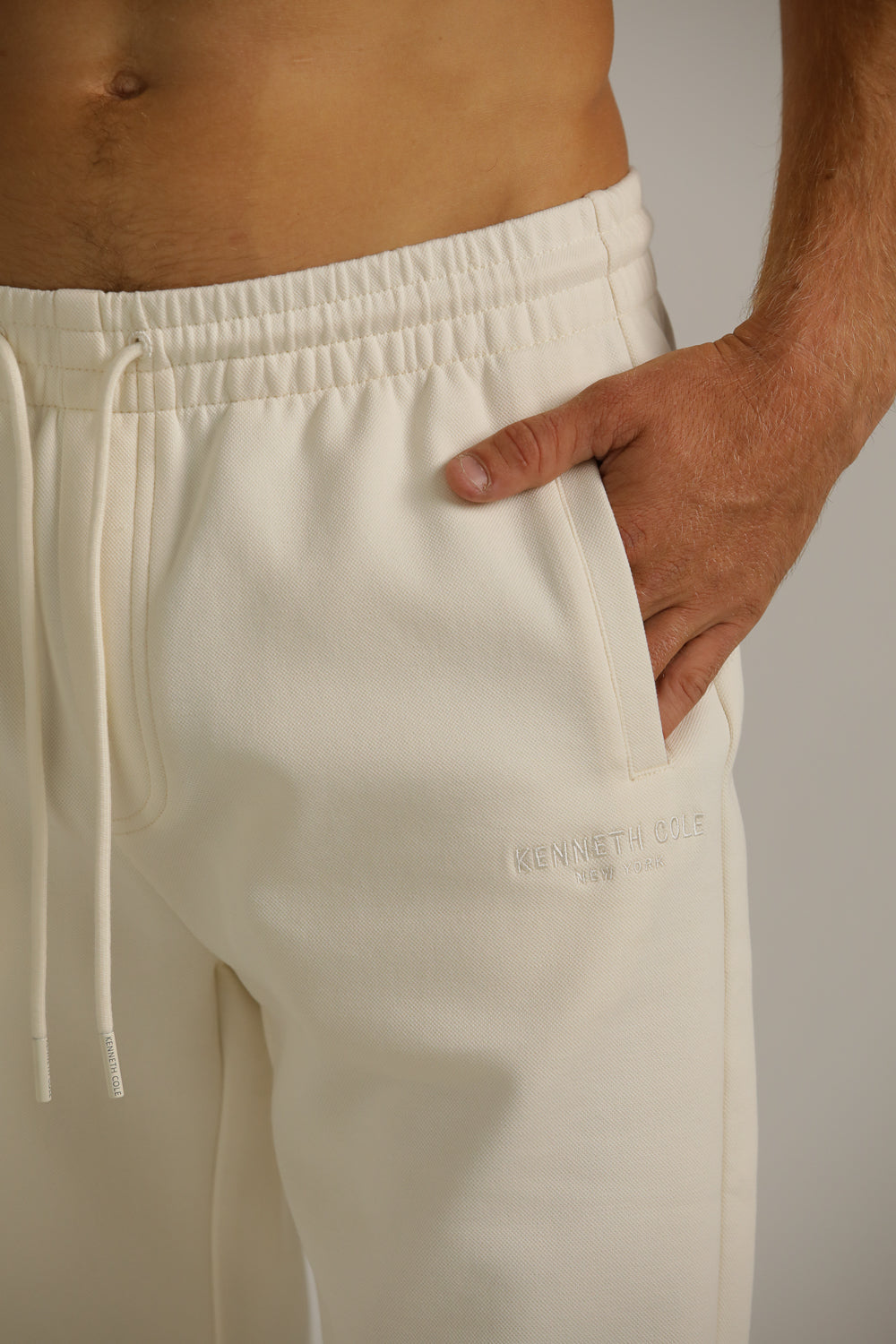Jogger Fit Pants In Waffle