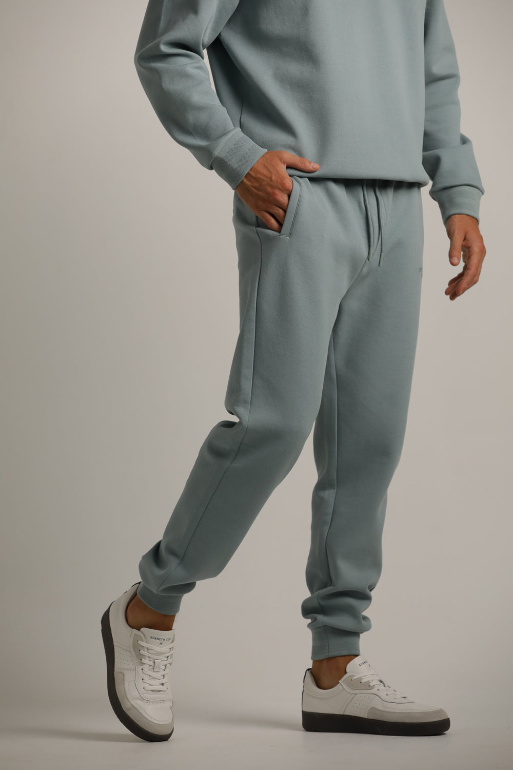 Jogger Fit Pants In Waffle
