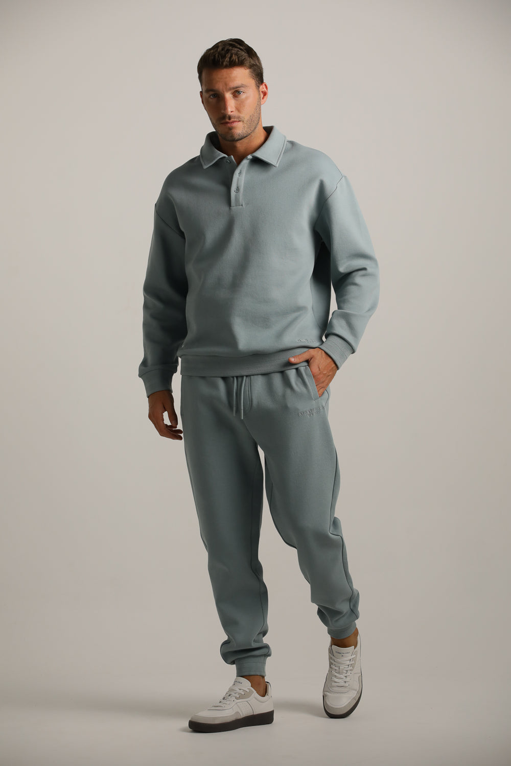 Jogger Fit Pants In Waffle