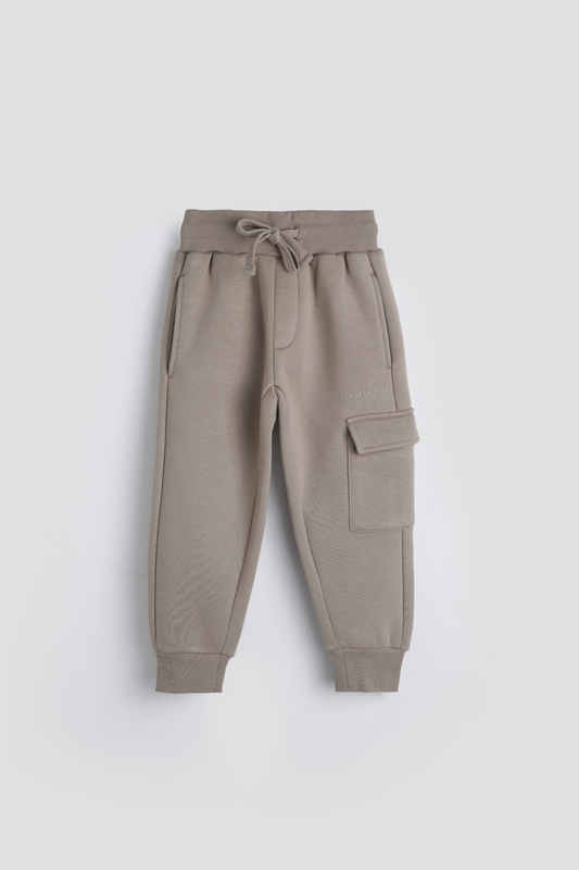 Jogger With Silicone Logo Print