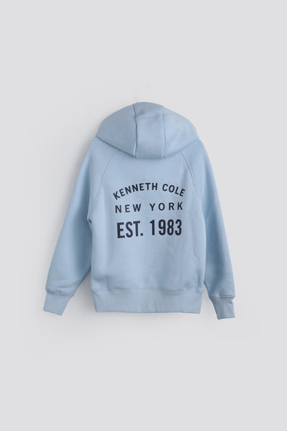 Raglan Hoodie With Collar