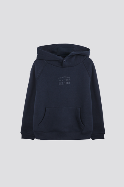 Raglan Hoodie With Collar