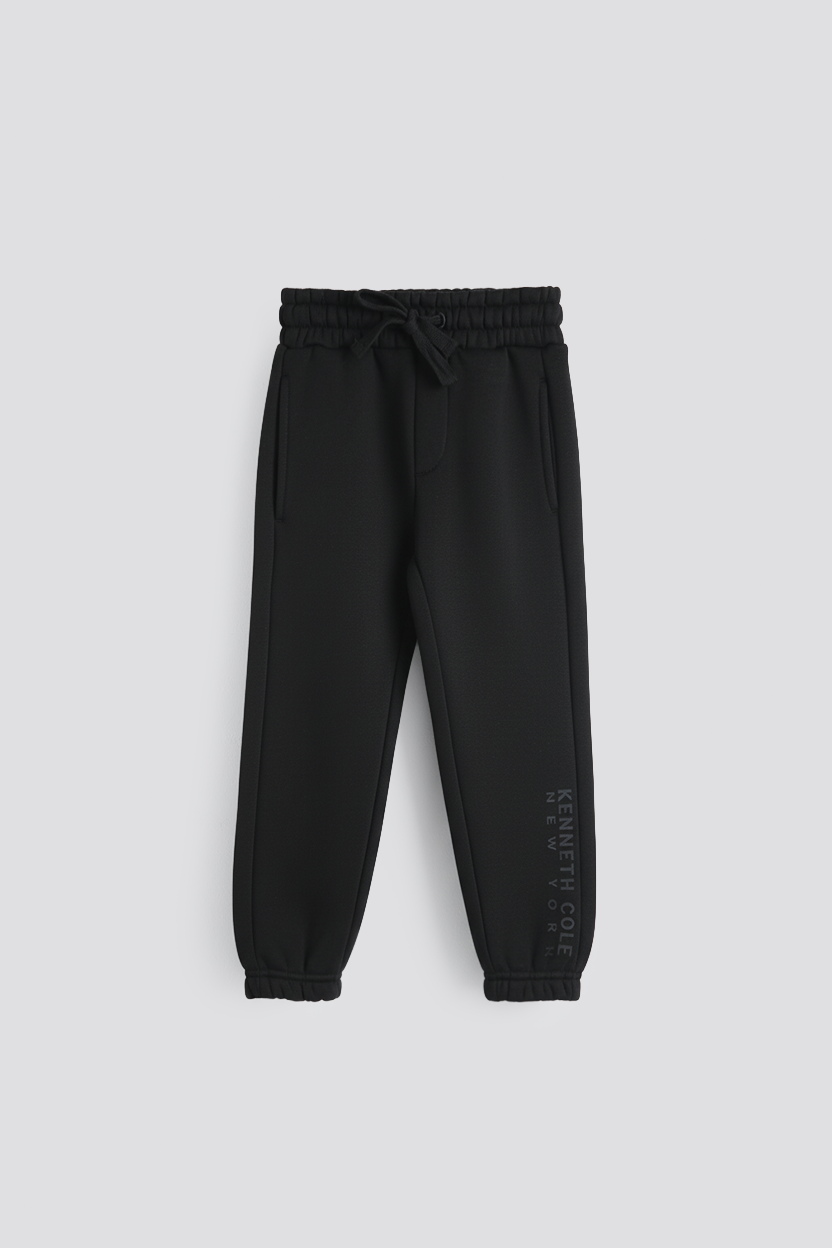 Jogger Pants With Silicone Logo Print