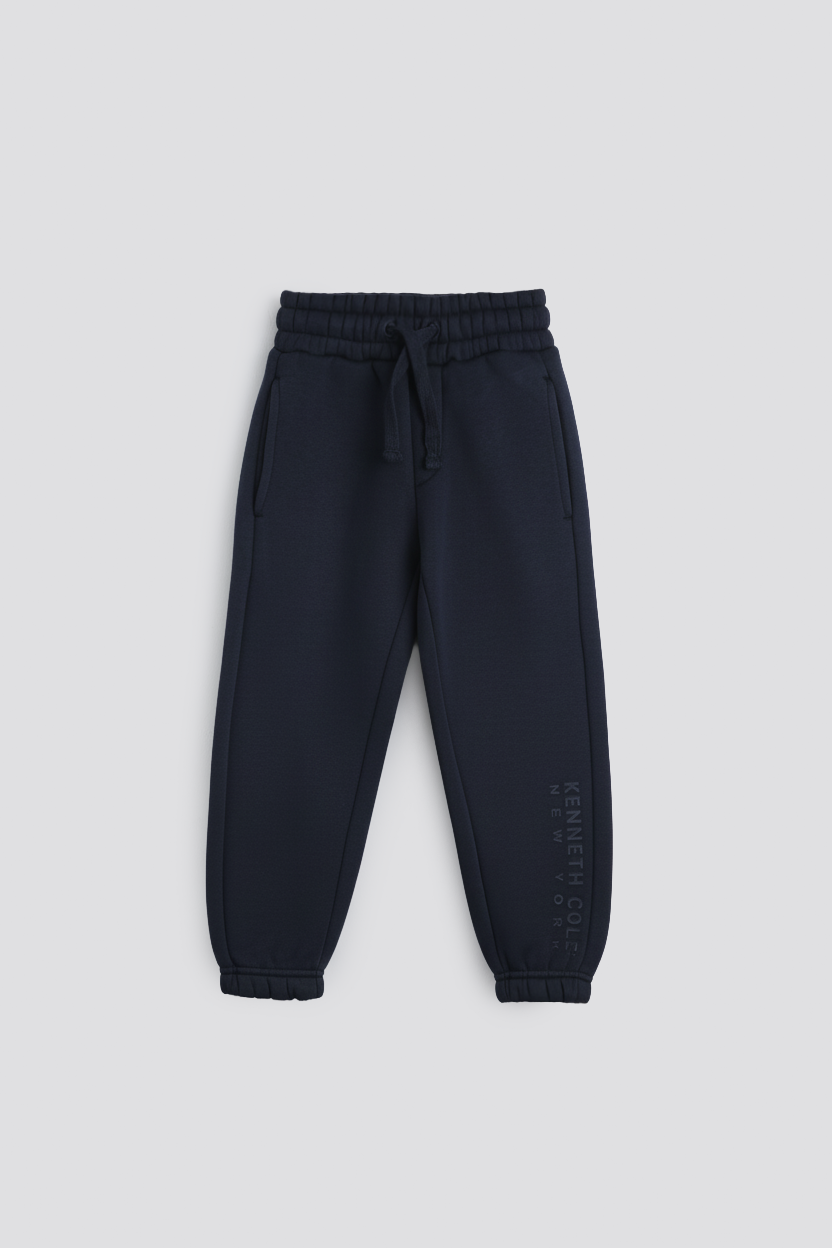 Jogger Pants With Silicone Logo Print