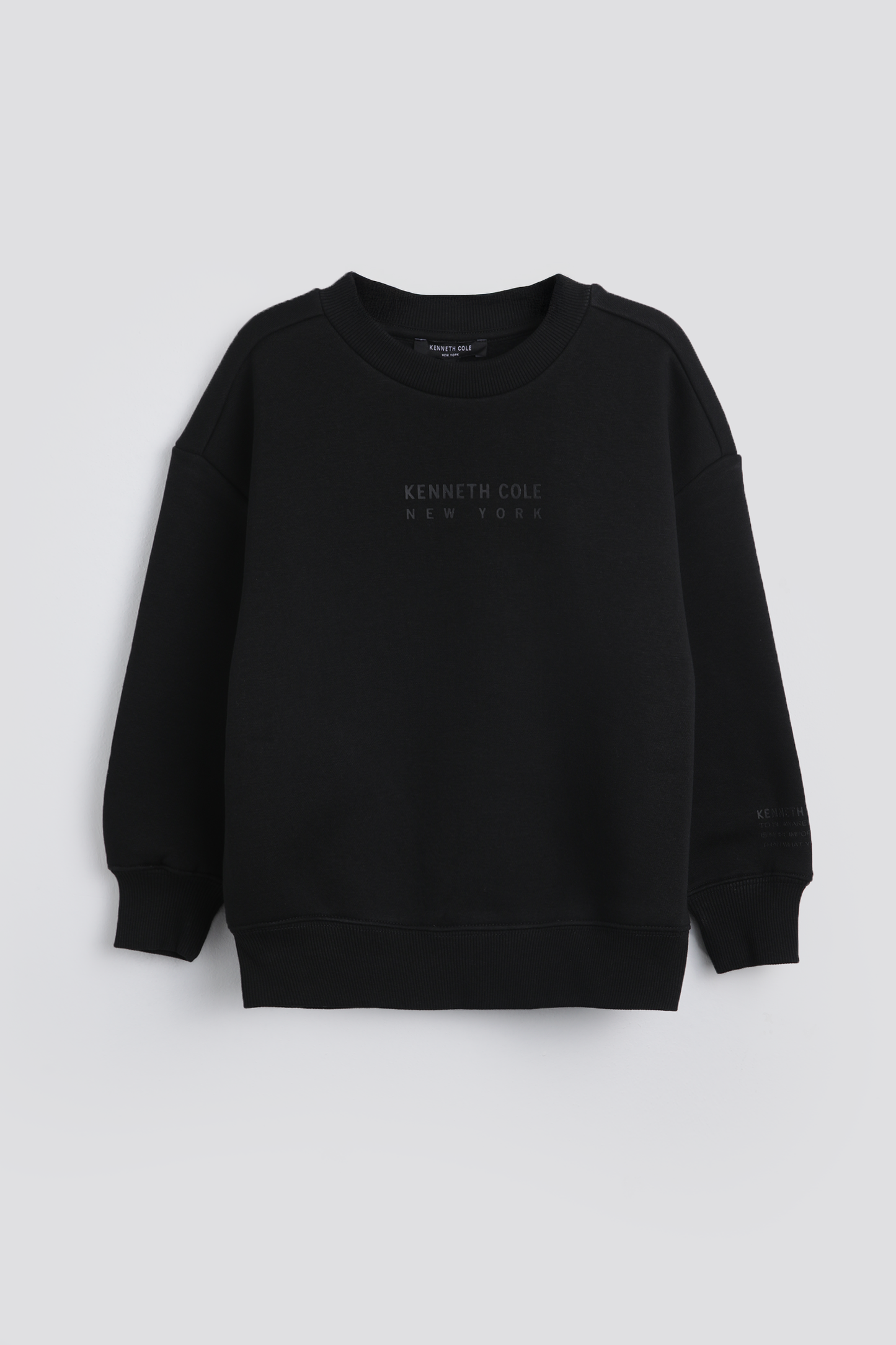 Crew Neck Top With Wide Rib