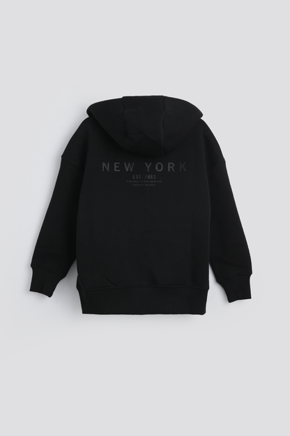 Relaxed Zipped Hoodie