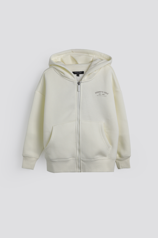 Relaxed Zipped Hoodie